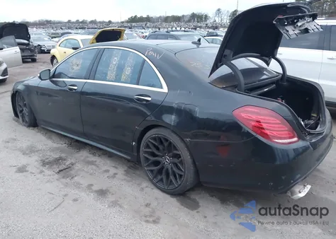 2016 Mercedes-Benz S 550 4Matic из США, поврежденный, VIN WDDUG8FB9GA261271